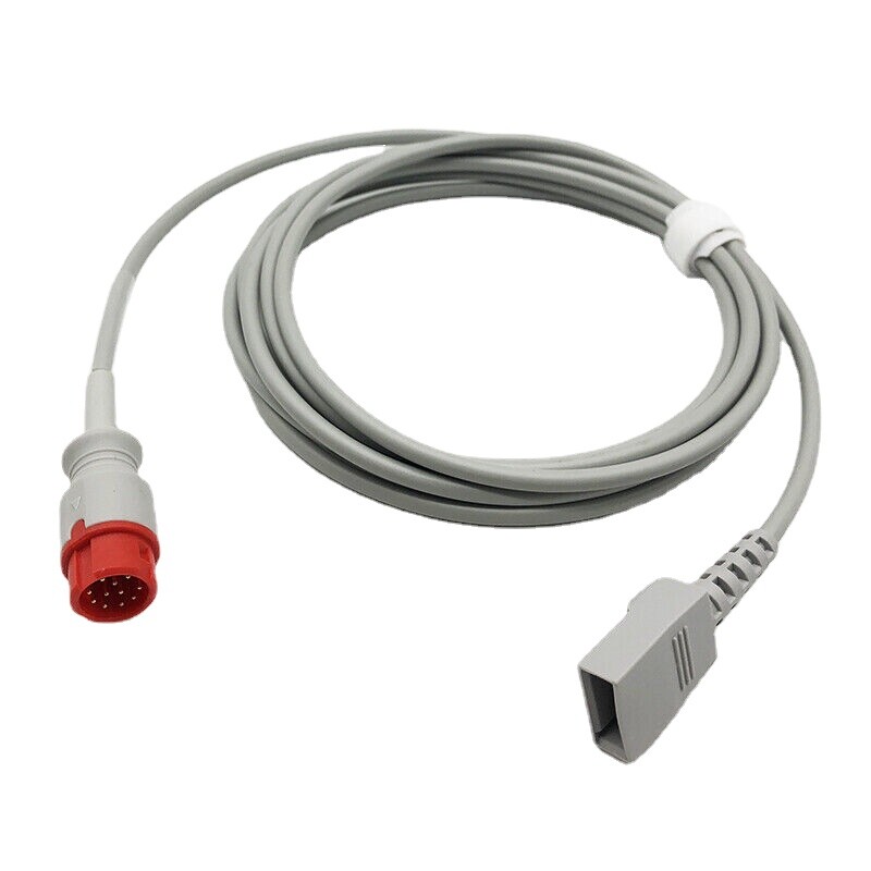 12pin Medical IBP Cable with Utah Transducer Adapter for Edan Patient Monitor