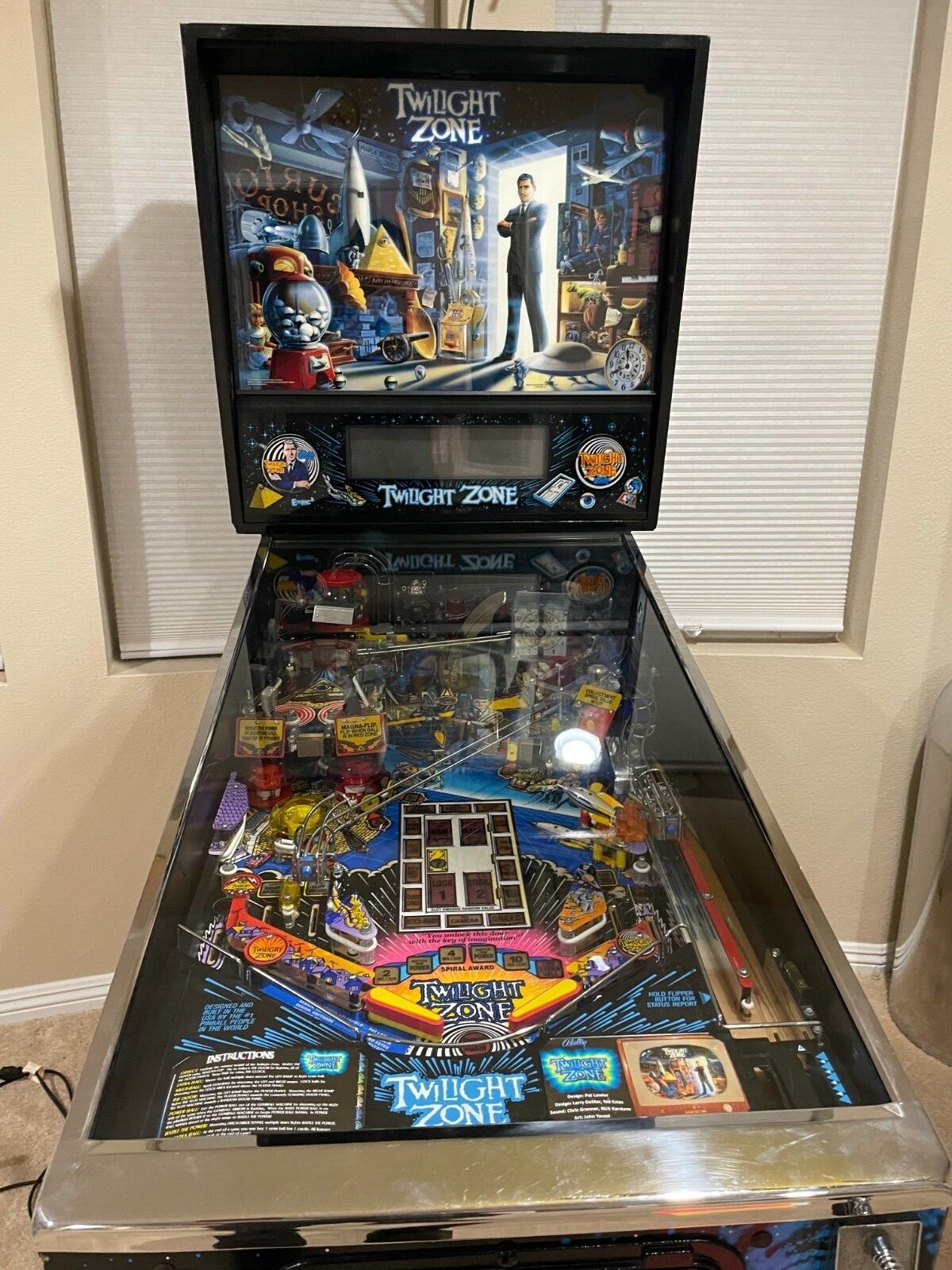 Twilight Zone Pinball Machine - Fully Restored and in Pristine Condition!