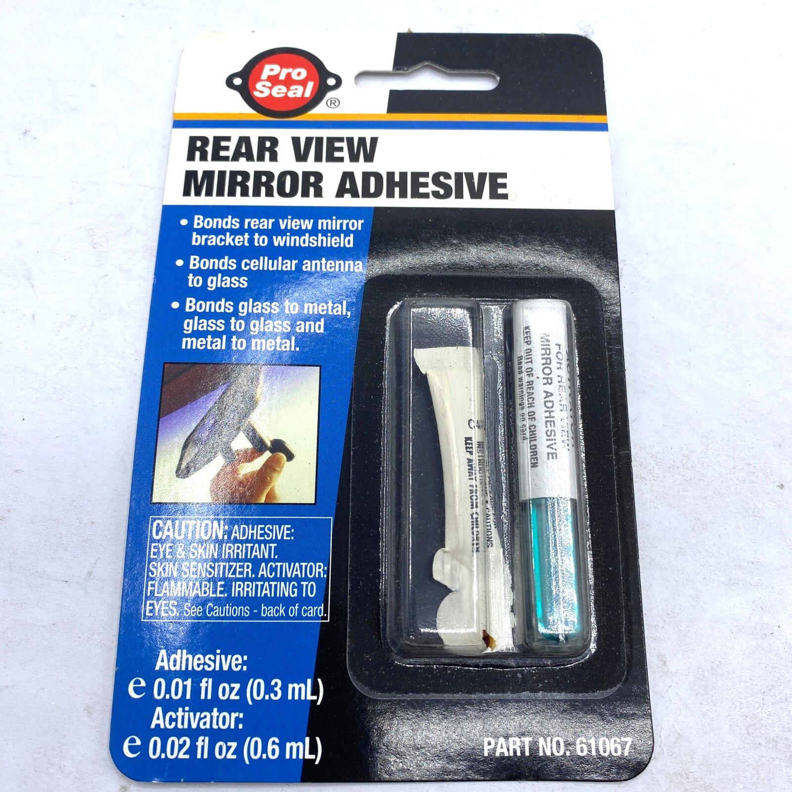 PRO SEAL 61067 Instant Adhesive Rear View Mirror Adhesive Glue ,0.01/0.02 fl. ⭐