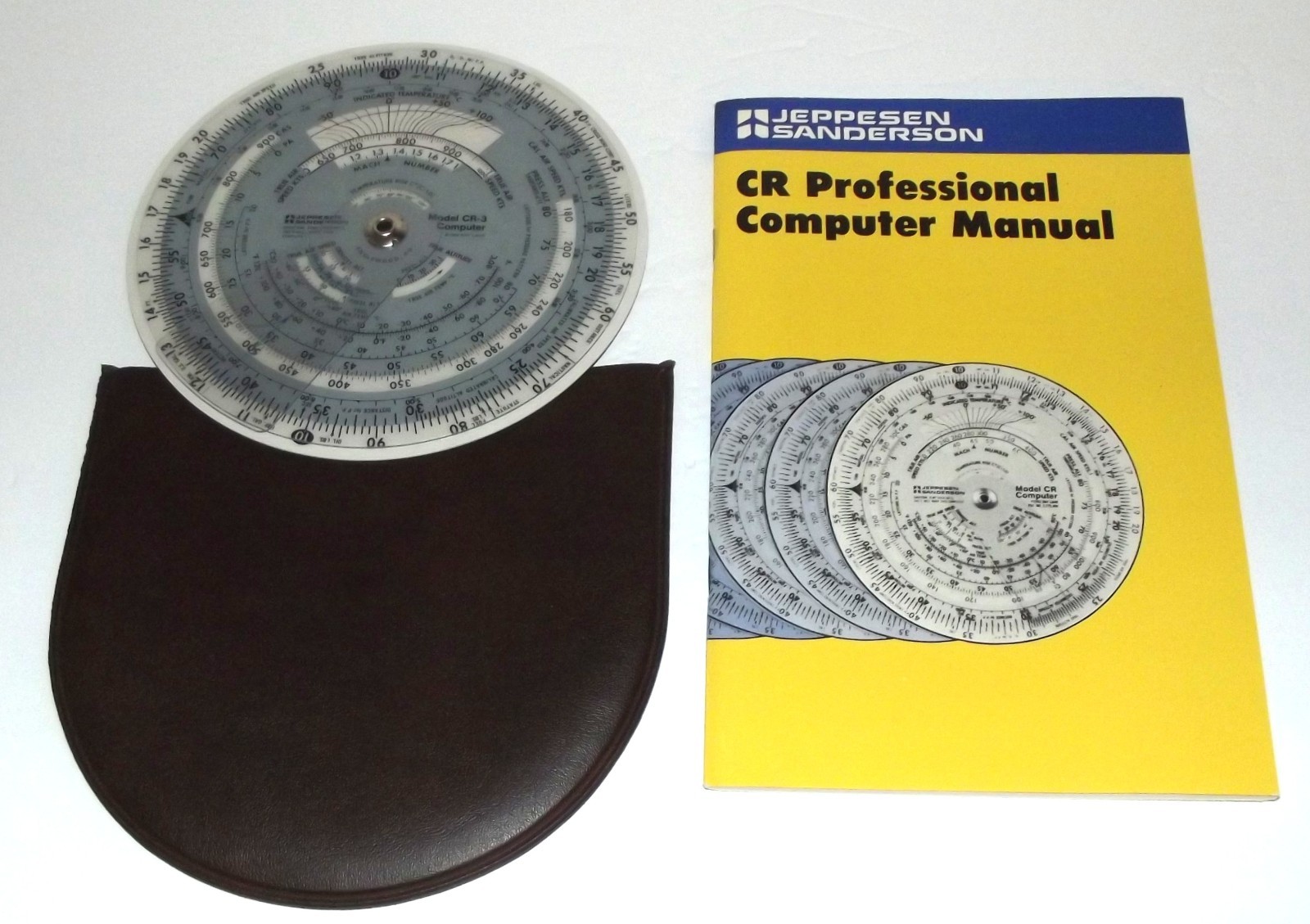 Jeppesen  Sanderson  CR3 Professional Flight Computer with Manual