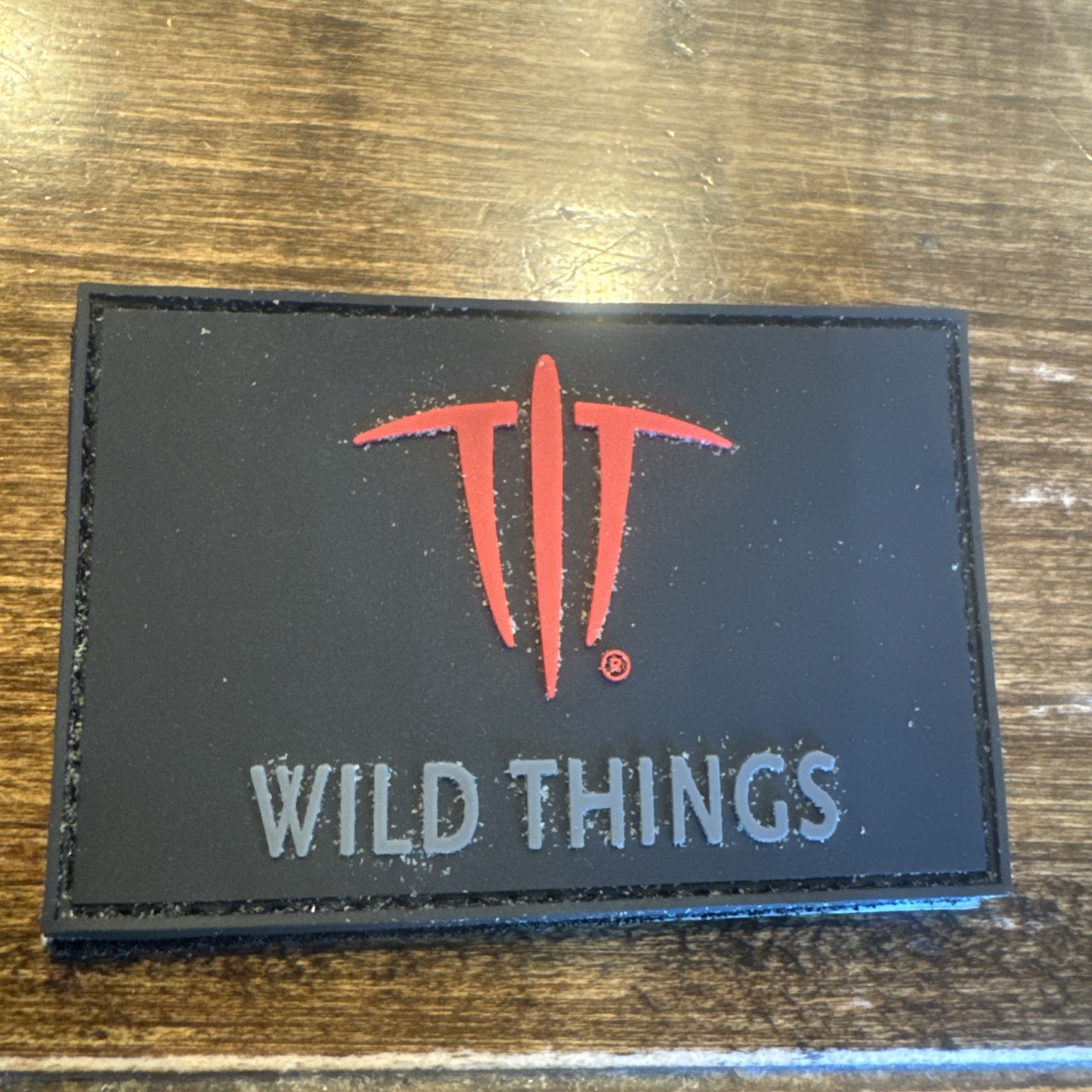 Wild Things  3 Inch PVC  Hook Loop Patch Shot Show 2026 Vegas