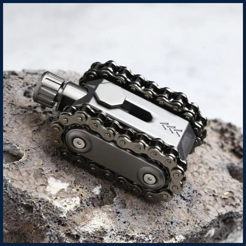 Novel Tank Roller Fidget Toy Magnetic Push EDC Fidget Toy  Adult Metal Stress