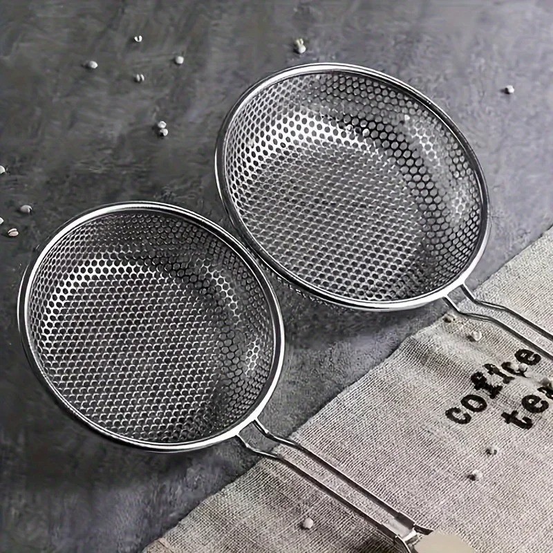 Stainless Steel Skimmer Strainer Spoon Kitchen Cooking Tool