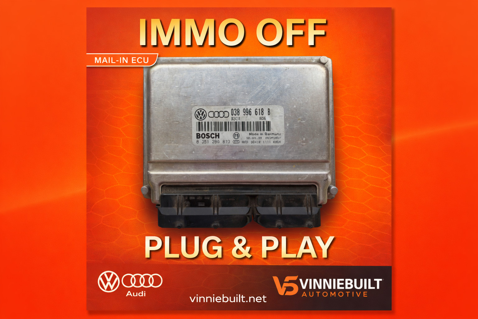 Audi A4 A6 TT ME7 ECU IMMO OFF Service Mail-In Bench