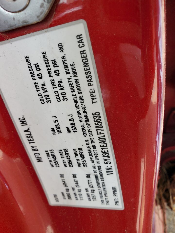 2020 Tesla Model 3 OEM Front Radar Distance Sensor Module
