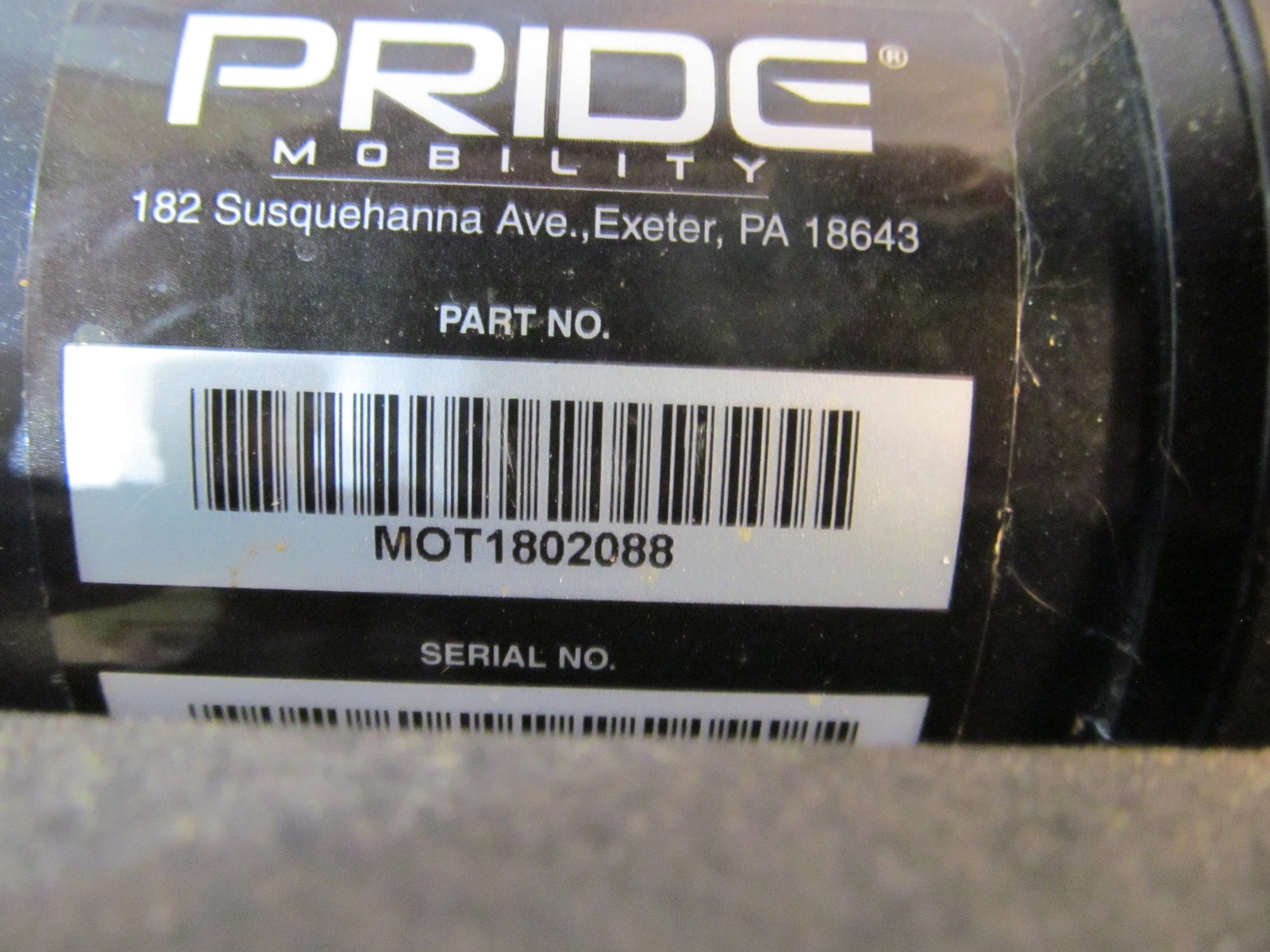 Motor & Control Module Rear Section from Pride GO Chair Med Wheelchair