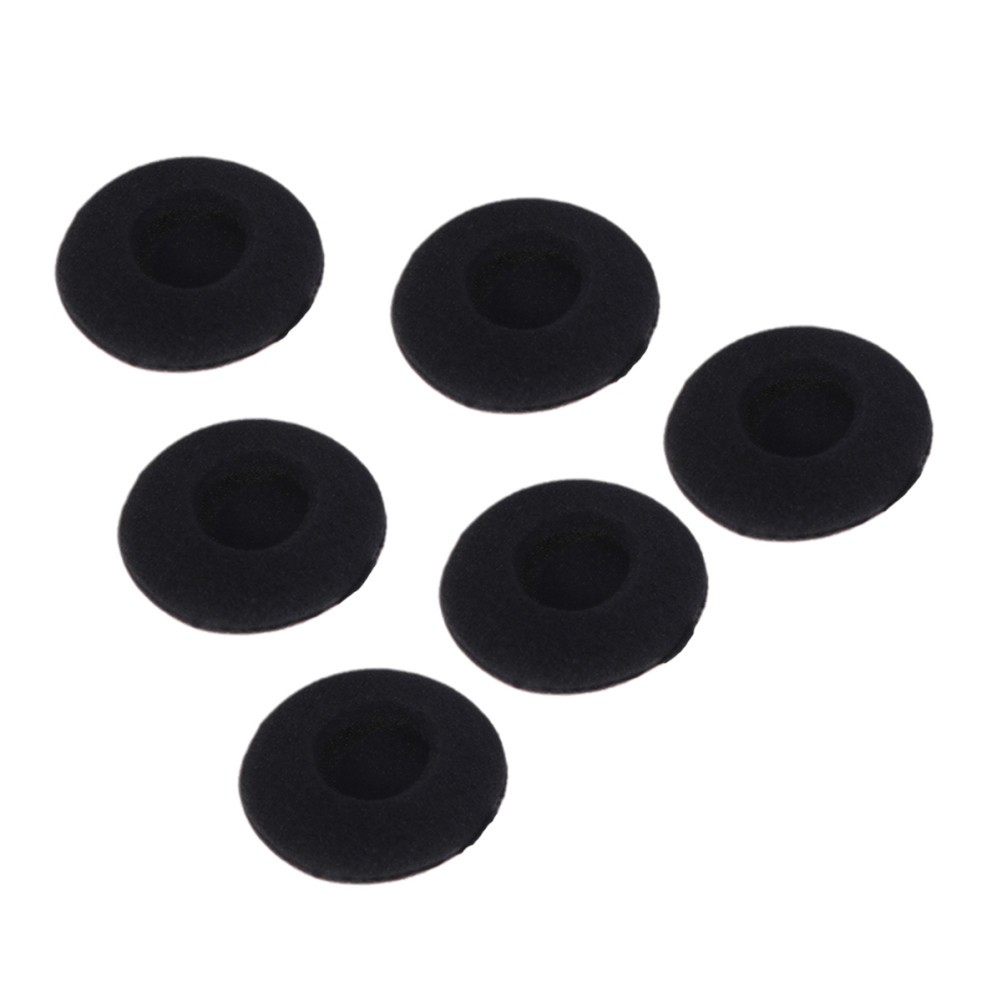 10Pcs Durable Headset Covers Black Reusable Earphone Sponge Pads