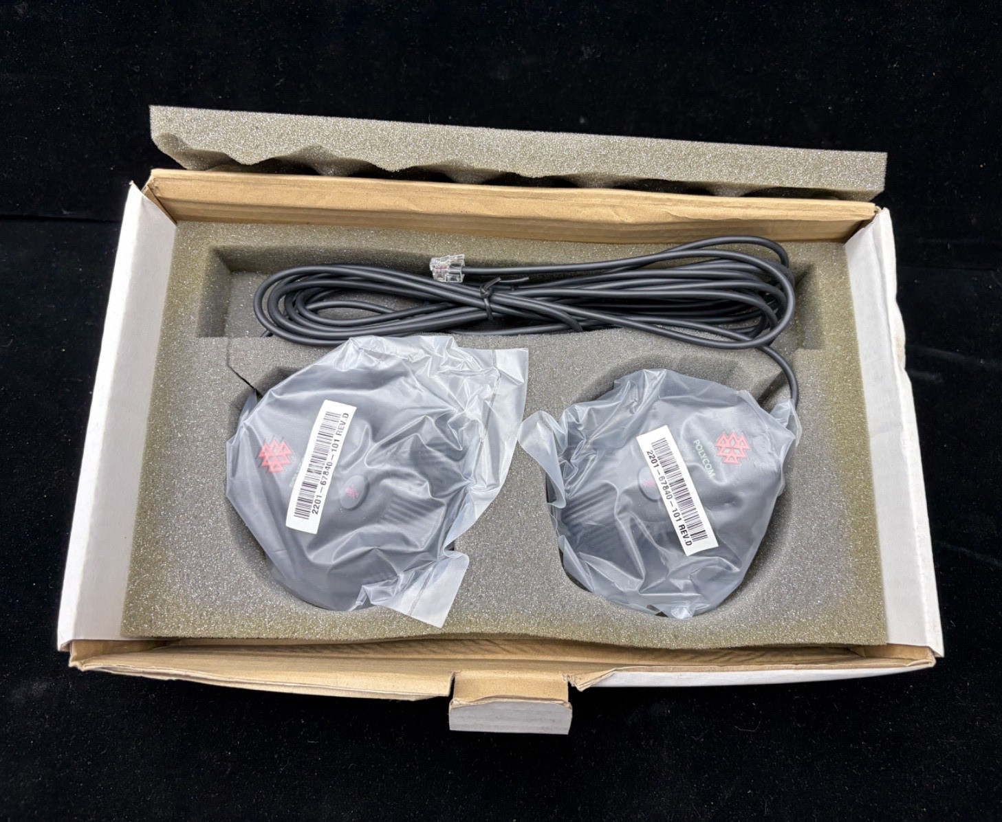Polycom SoundStation 2W EX 2200-07840-001 Expansion Microphones