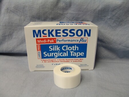 McKesson Medical Tape, Silk-Like Cloth 1 Inch X 10 Yard, Case of 144