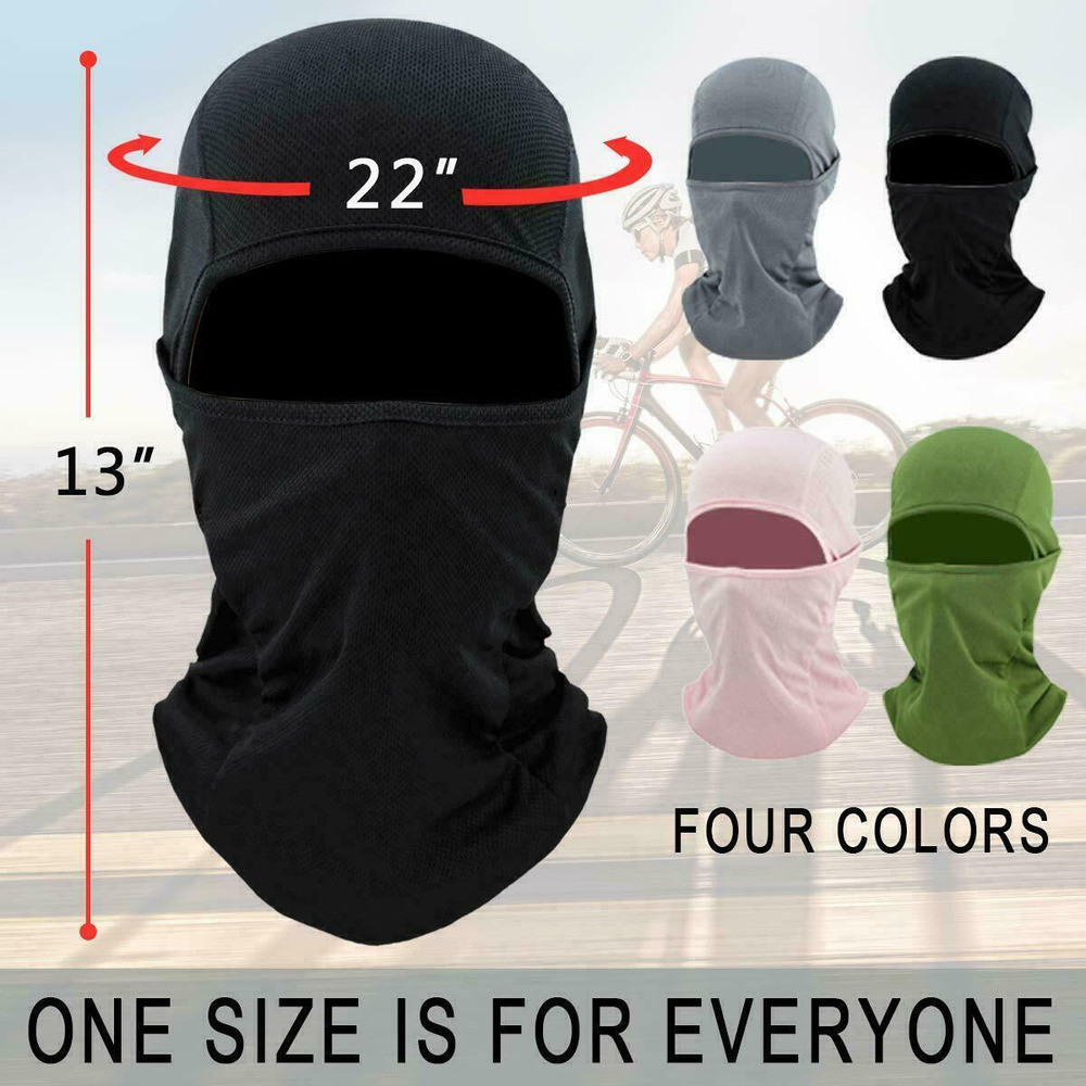 Tactical Masks Balaclava Full Face Mask UV Protection Ski Sun Hood For Men Women