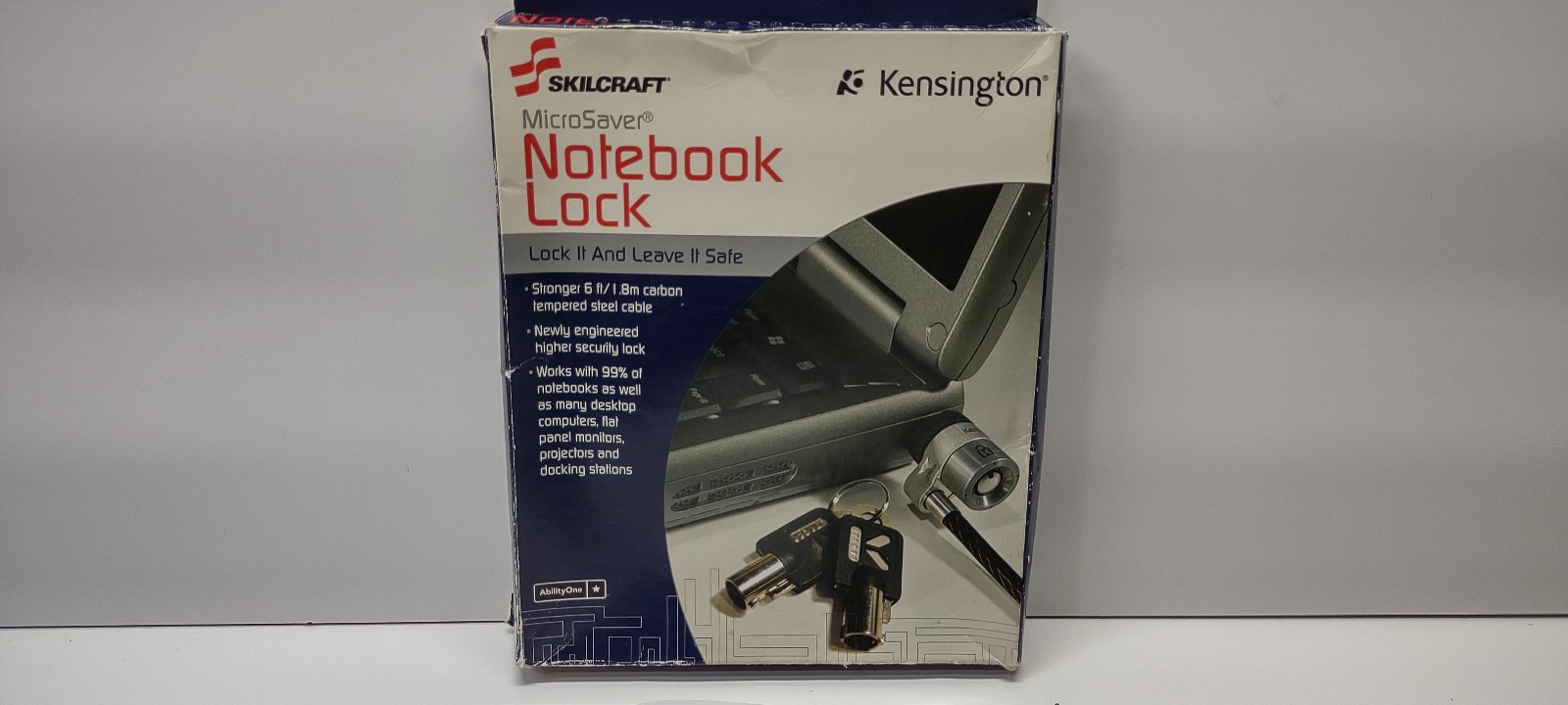 Kensington Notebook Lock 6ft Cable NEW 2 Keys