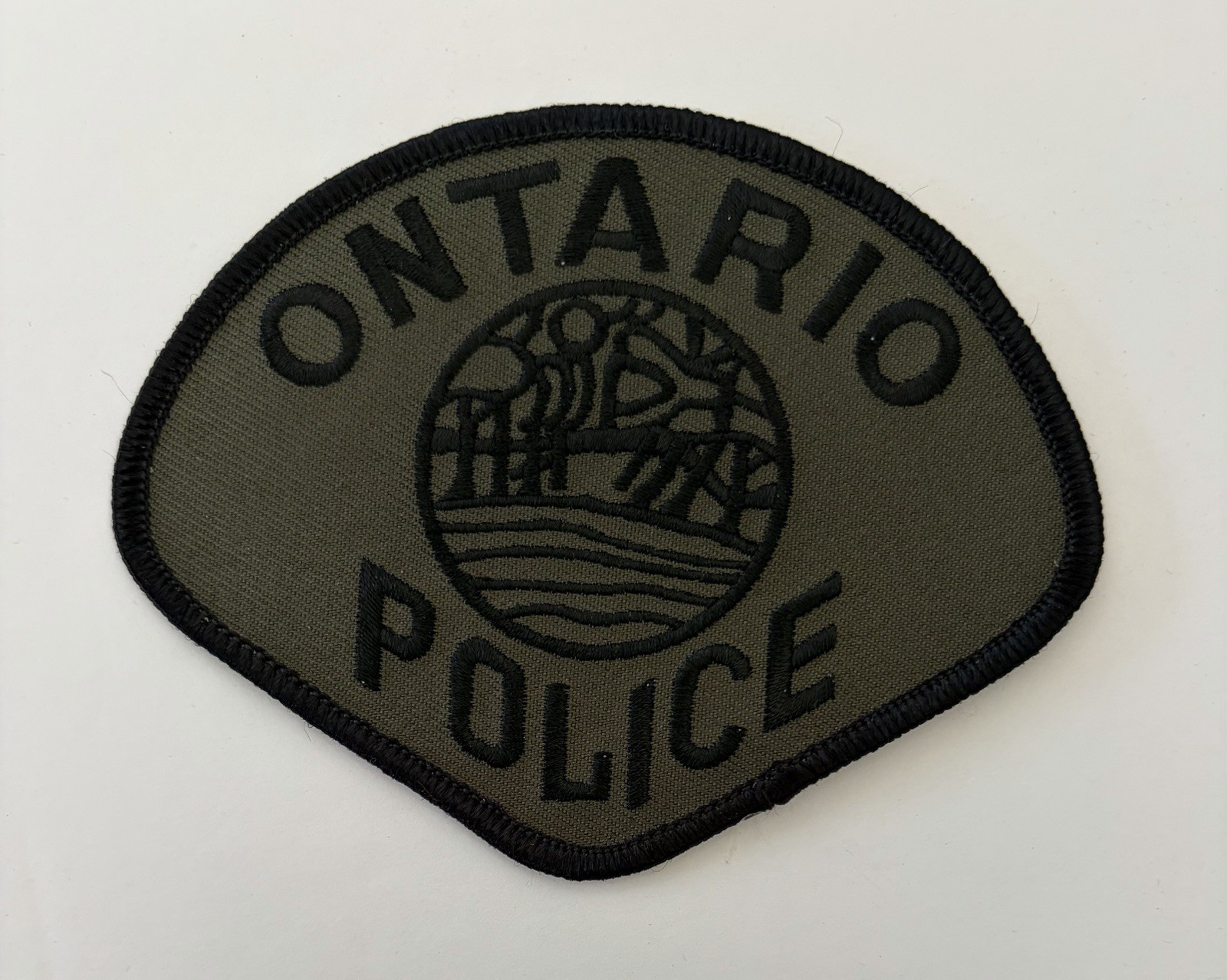 CALIFORNIA ONTARIO POLICE DEPT PATCH SUBDUED SWAT SAN BERNARDINO COUNTY #D34