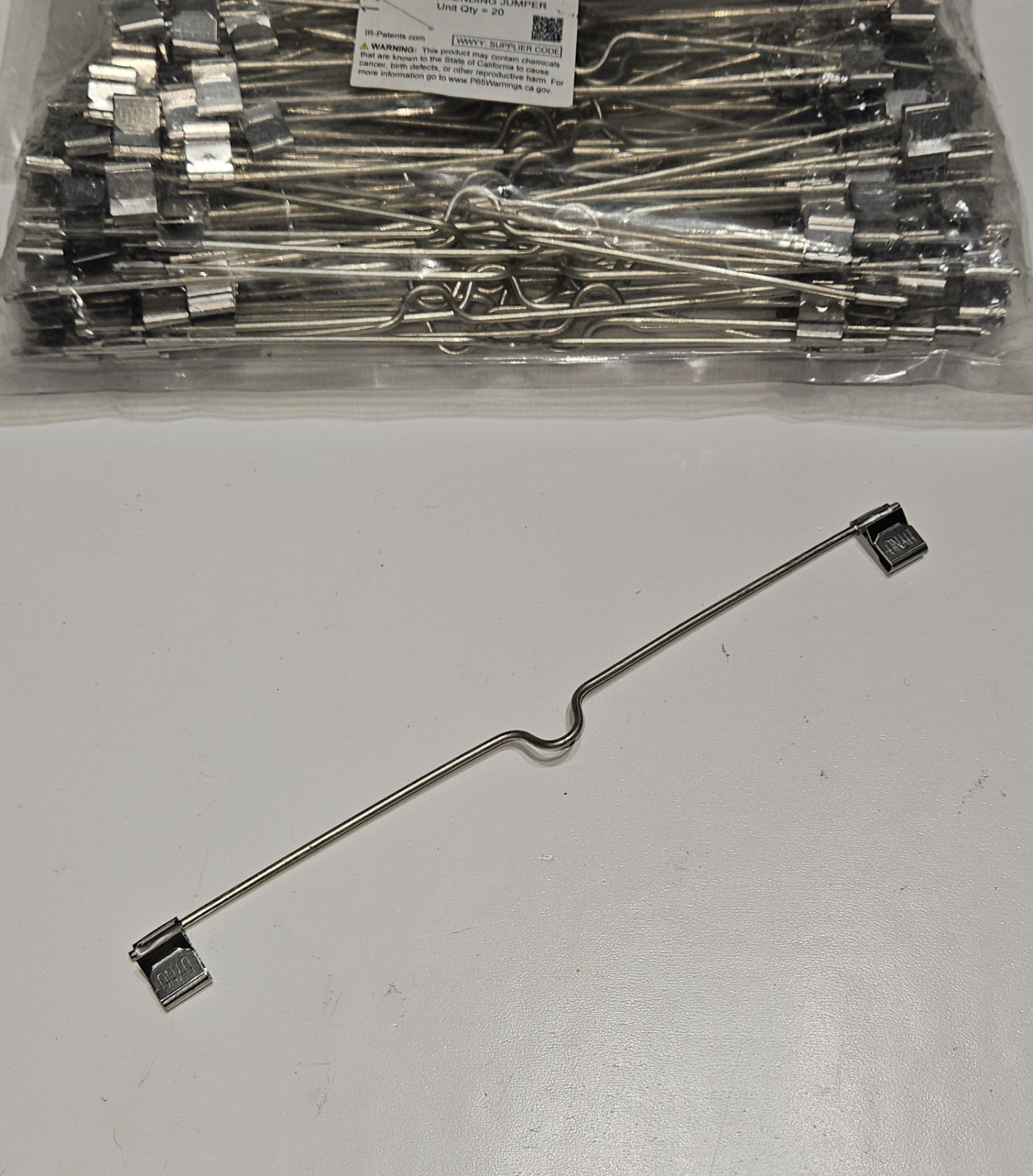 Qty 100 IronRidge BX-MB8-M1 Row Bonding Jumper 8 Inch