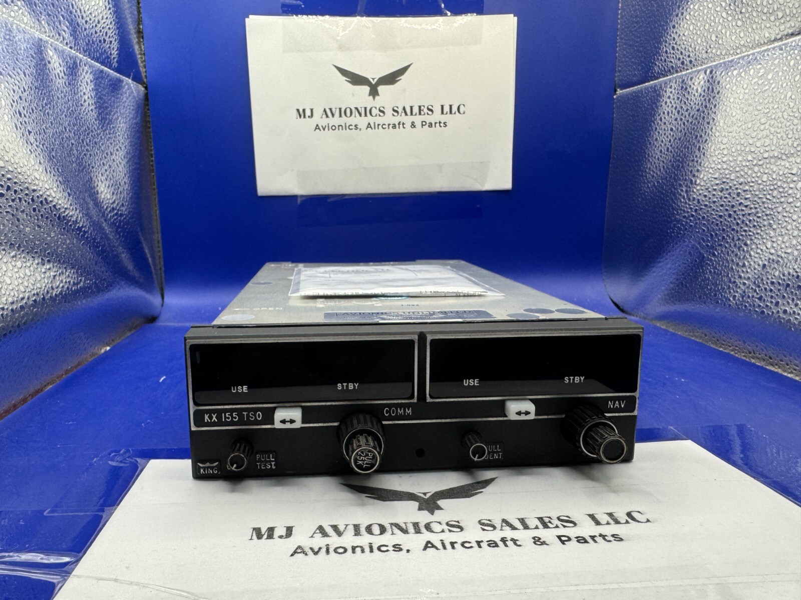 BENDIX/KING KX 155 P/N 069-1024-00  14 VDC NON GLIDE/SLOPE WITH FAA FORM 8130-3