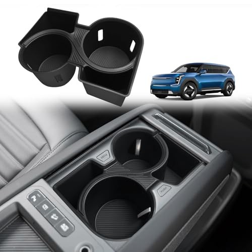 Cup Holder Inserts for Accessories Middle Console 2024+ Kia EV9 Center Console