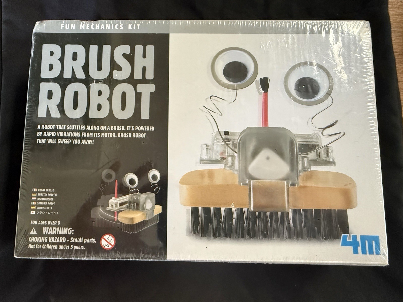 New BRUSH ROBOT - KIDS EDUCATIONAL FUN MECHANICS SCIENCE & ACTIVITY KIT 4M