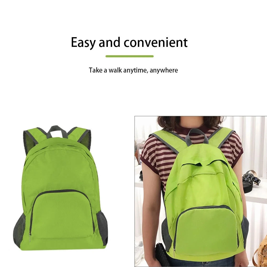 Lightweight Backpack1pc Foldable Travel Backpack Large Capacity Hiking Backpack
