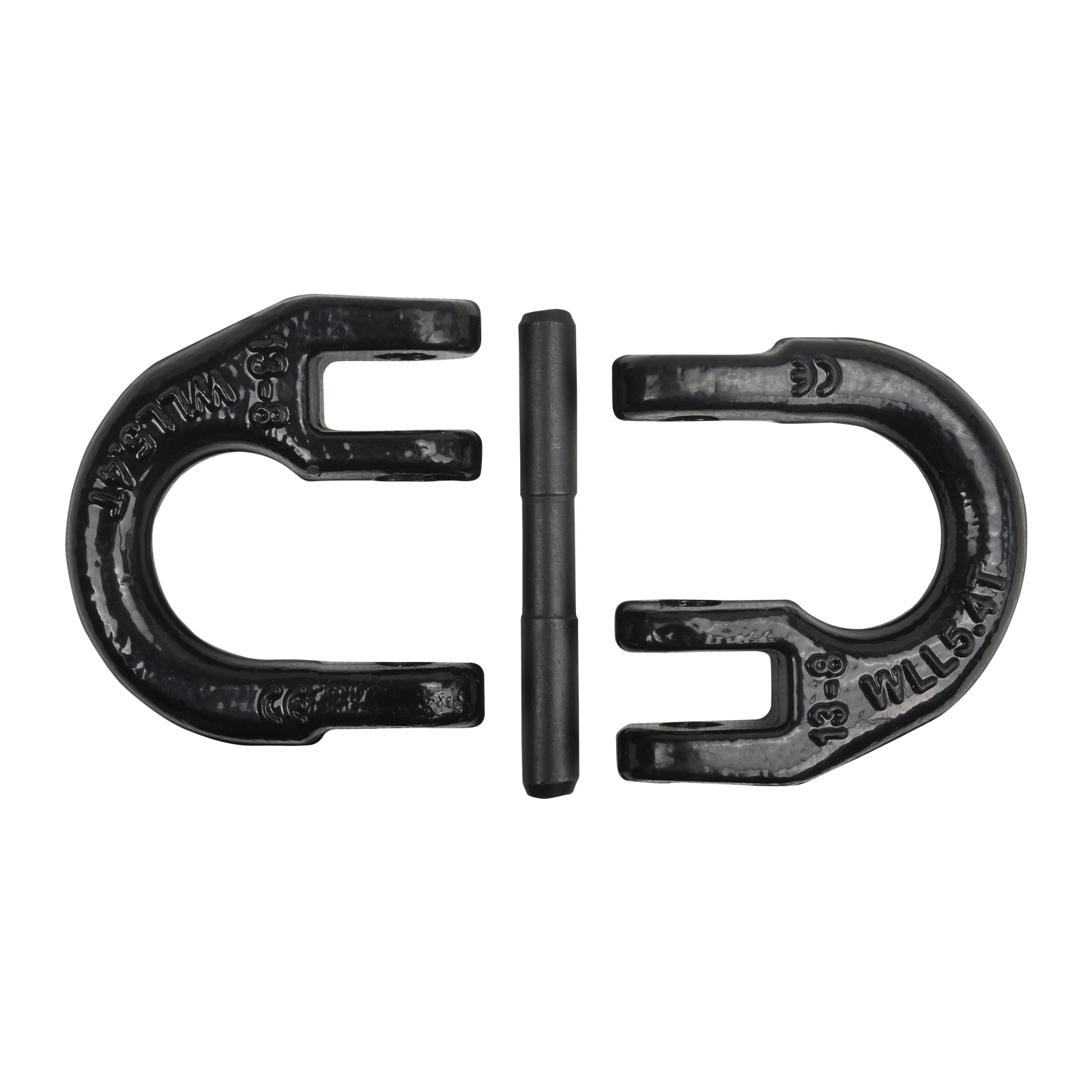 8x Chain Coupling Link 1/2" G80 Hammer Lock Connector 12000lbs Hammerlink Black