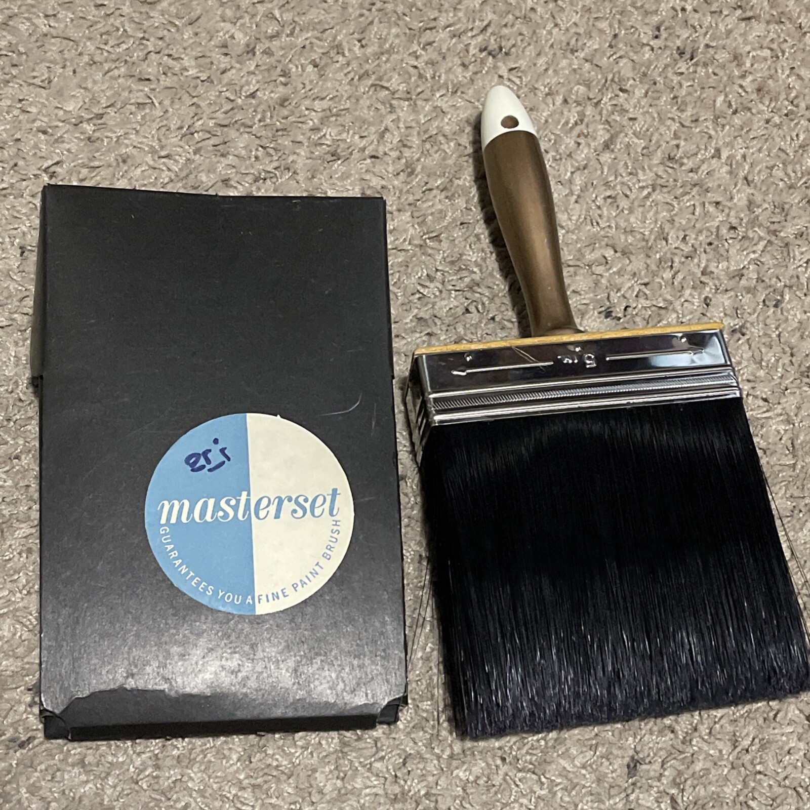 NEW Old Stock 100% Dupont Tapered Tynex-Nylon 5" Paint Brush Master set #8555
