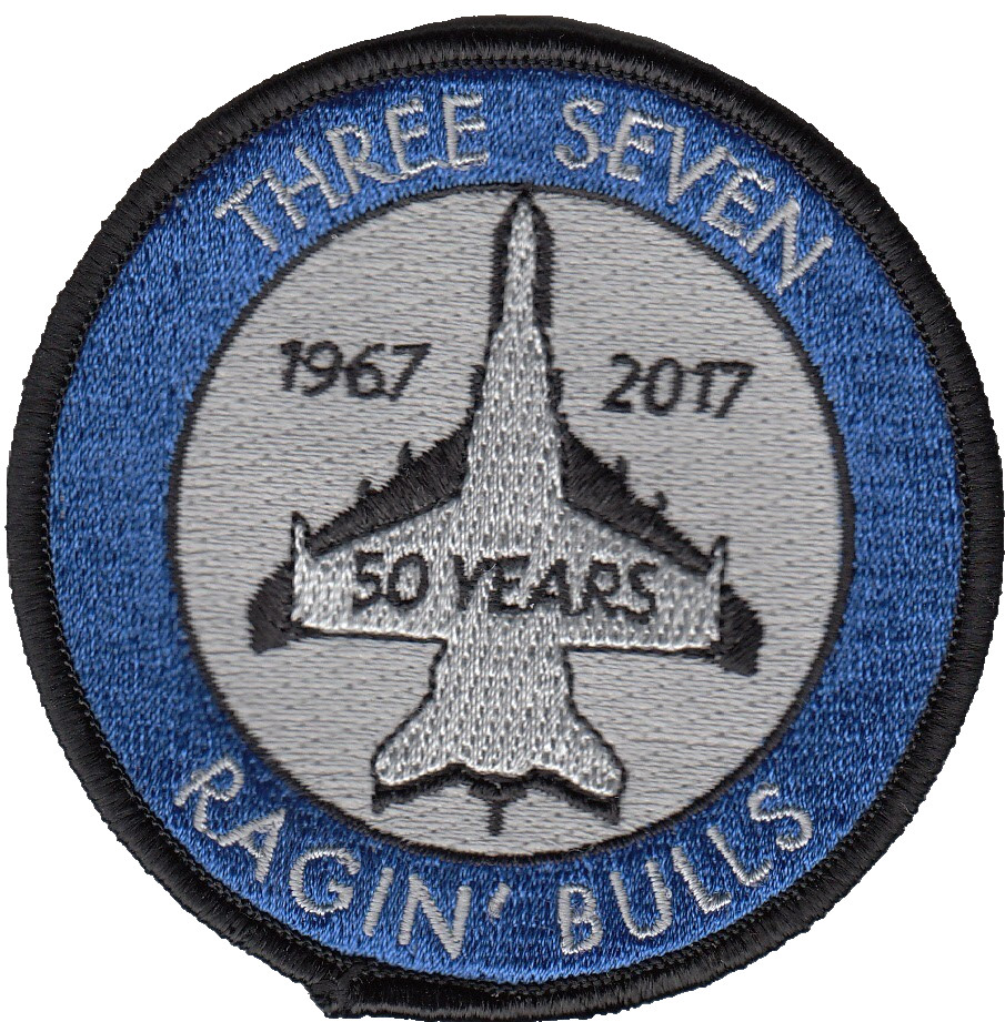 VFA-37 RAGIN' BULLS 50 YEARS 1967-2017 SHOULDER PATCH