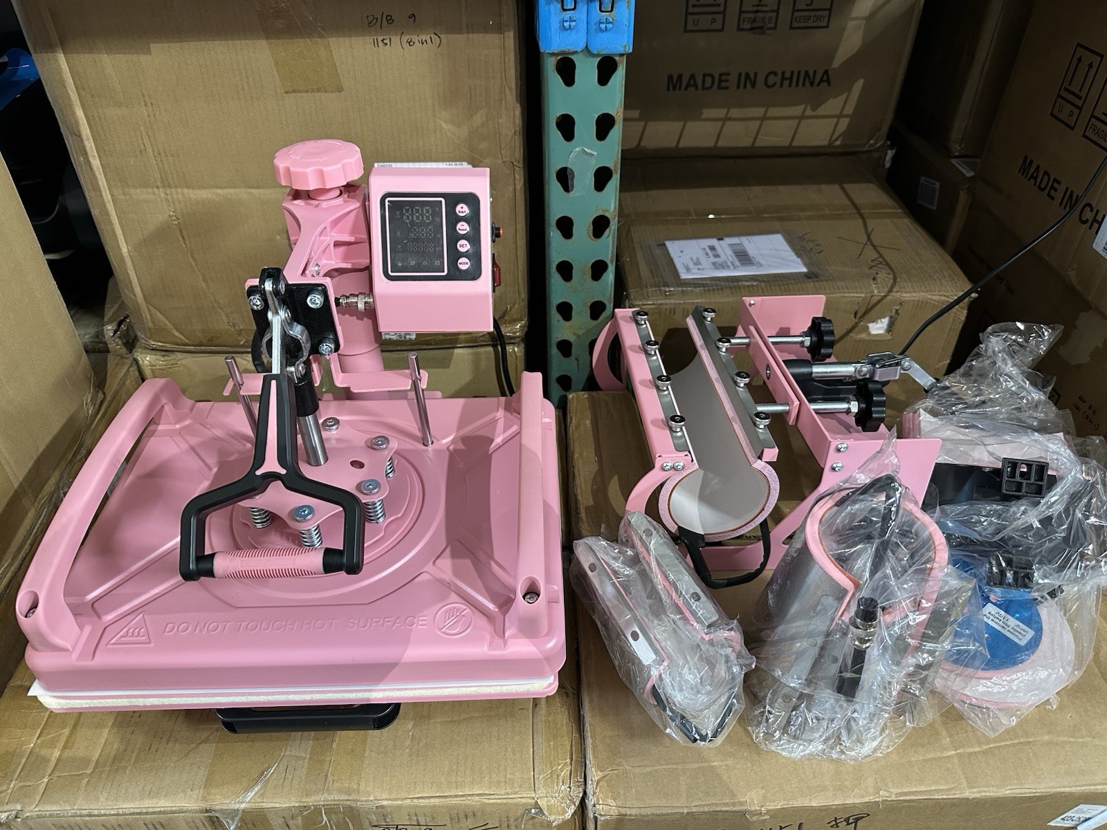 15x12 8 in 1 Heat Press Machine With 30oz Tumbler Press Lightly Used