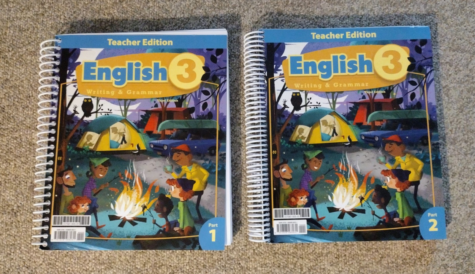 BJU English 3 Teacher's Editions Parts 1 & 2