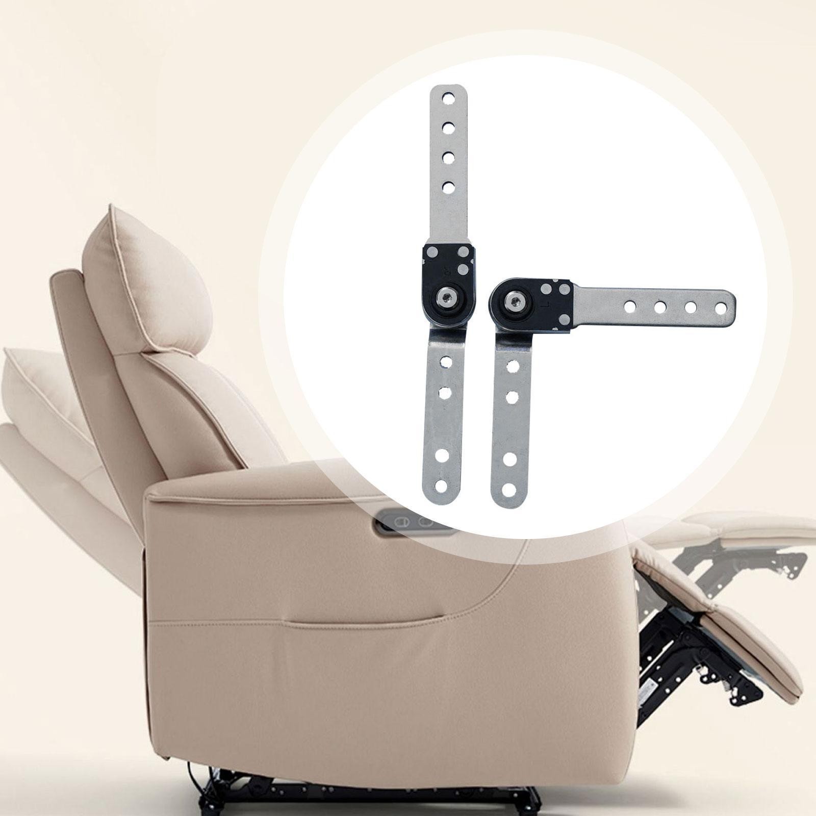 2x Sofa Hinge Hardware 90 to 180 Degree Replacement Easy to Install Ergonomic