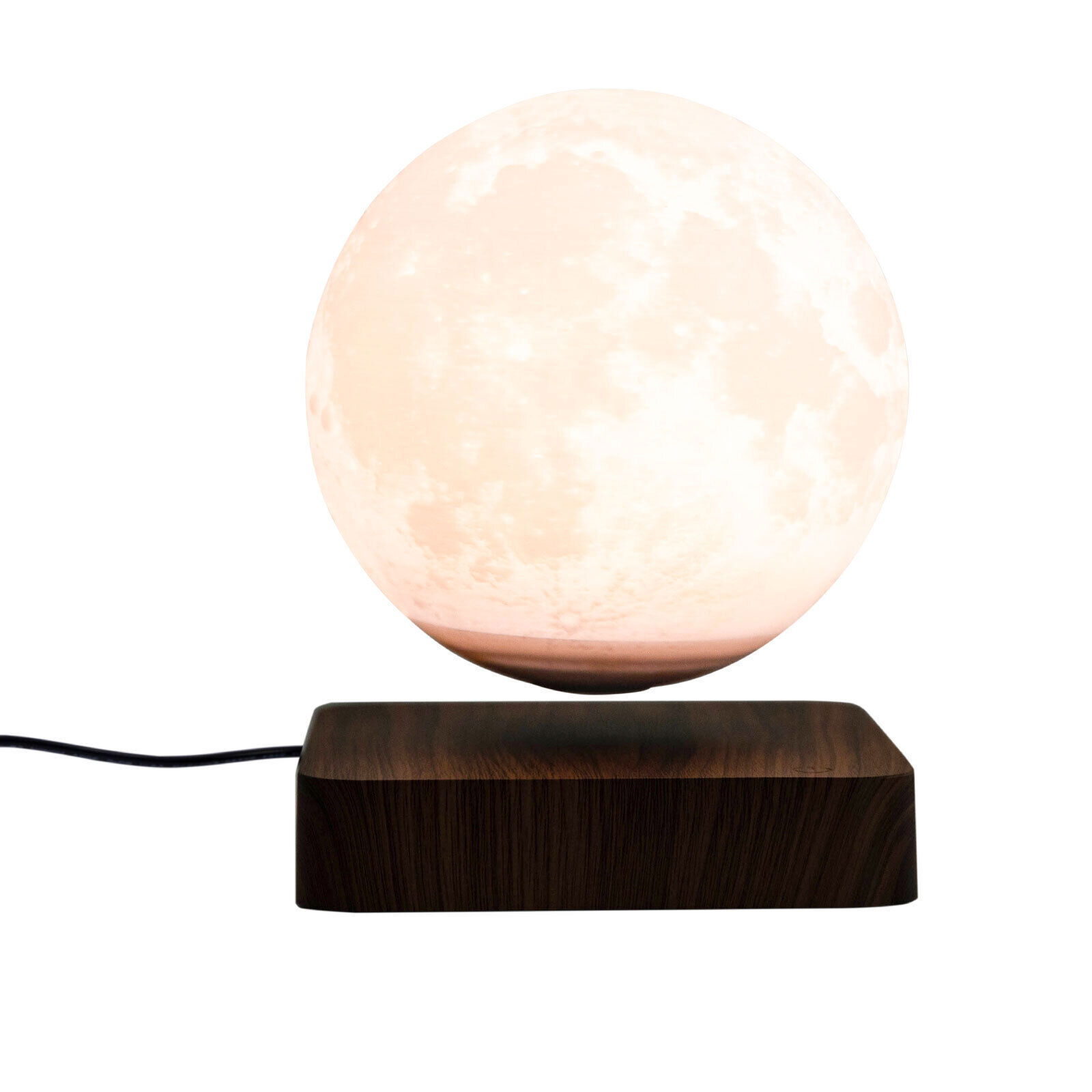 Magnetic Levitating 3D Printed Moon Lamp LED Night Light Touch Switch