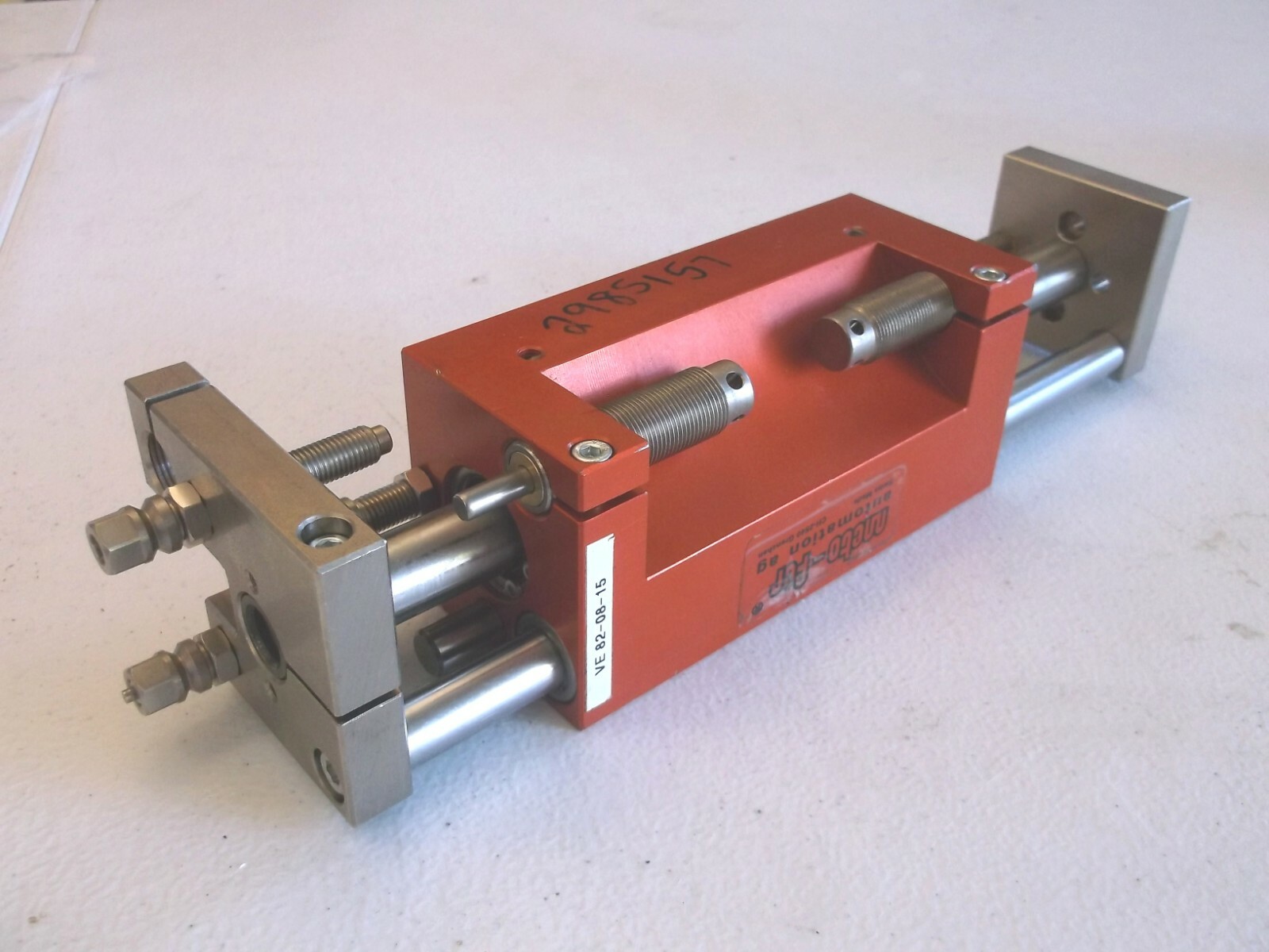Meto-Fer VE-82-08-15 Precision Linear Actuator / Slide New