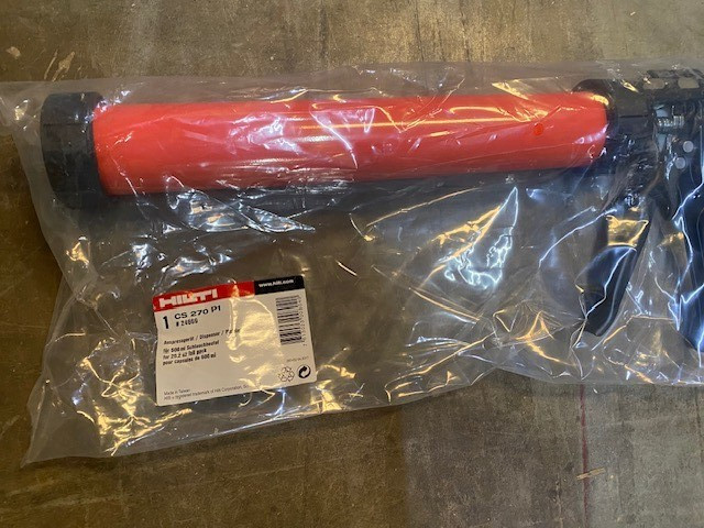 Hilti Firestop Foil Pack Dispenser Manual CS 270-P1 Caulk Gun 24669 (NEW)