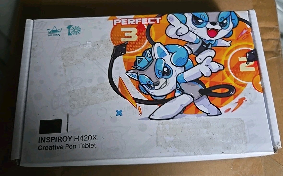 Perfect 3 Inspiroy H420X Creative Pen Tablet Open Box