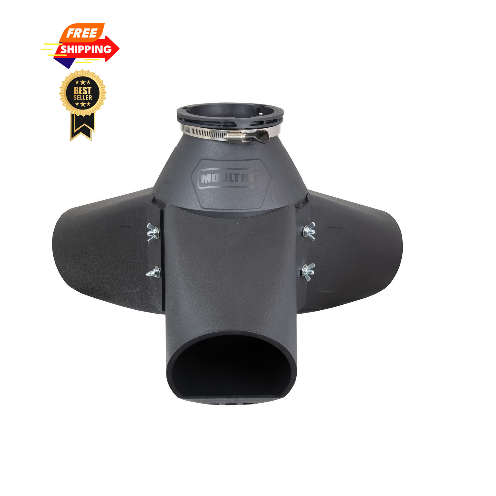 Moultrie Gravity Feeder Kit with Quick-Lock Adapter Black