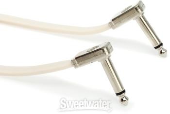 Ernie Ball P06220 Flat Ribbon Pedalboard Patch Cable - Right Angle to Right
