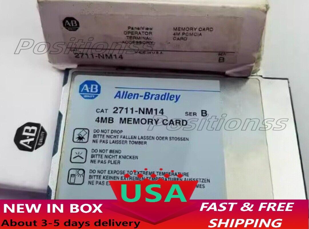New In Box AB 2711-NM14 4MB Memory Card Free fast shipping 2711NM14
