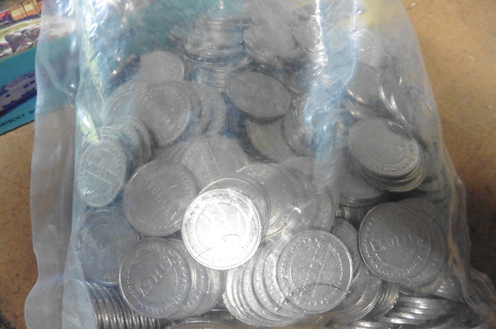 lot of 500 token coin arcade amusement new