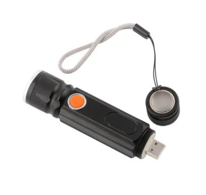 Rechargeable Multifunctional LED Flashlight – Magnetic Work Light