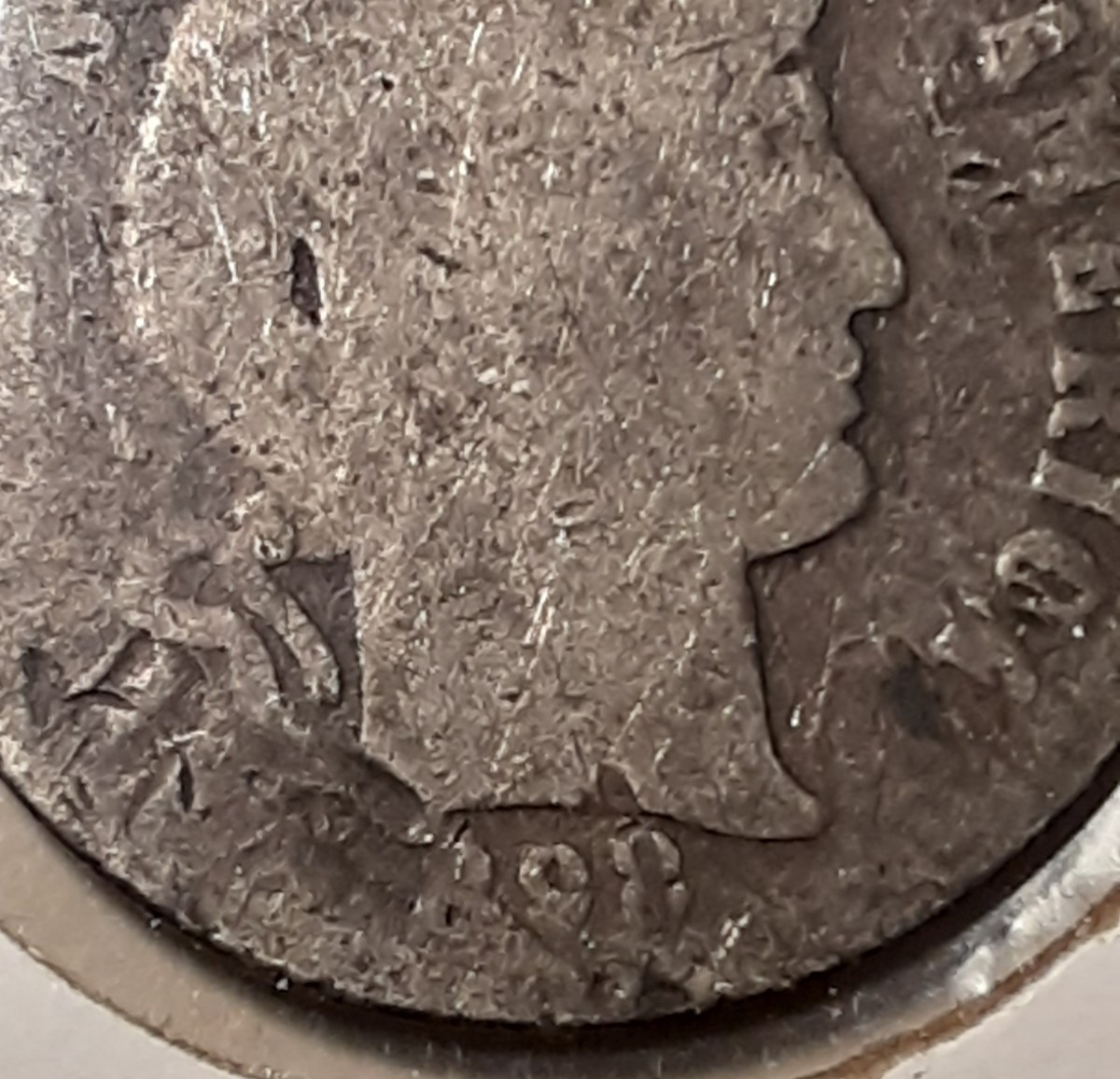1892 Barber Dime Unknown Mint 90% Silver US Coin (#1/RBP)