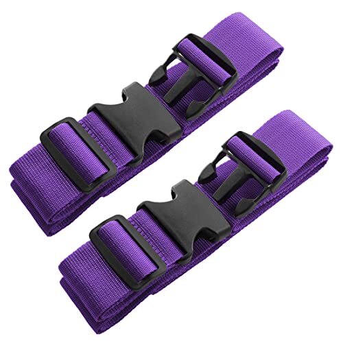 2pcs 74″×2″Luggage Straps for Suitcases,Adjustable Suitcase Straps and Heavy