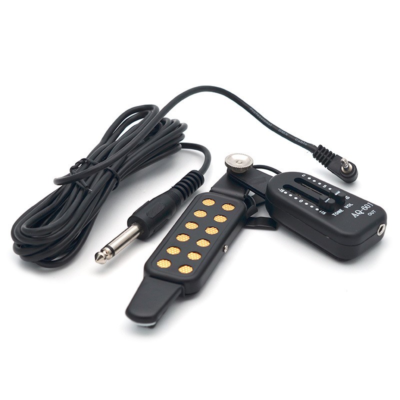 QHH AQ-601 Sound Hole Pickup V/T Control, Black