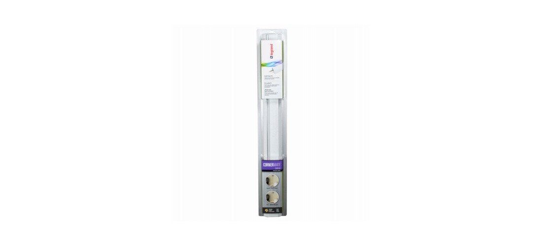 Wiremold CMK40 CornerMate 1-1/2 In. x 30 In. White Channel