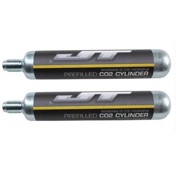 JT Prefilled C02 Cylinders 90gram 2 Pack Ready To Use For Paintball