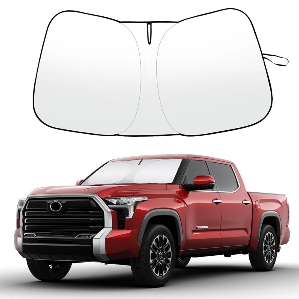 Front Windshield Sunshade Shield UV Block Visor Cover For Toyota Tundra 2007-21