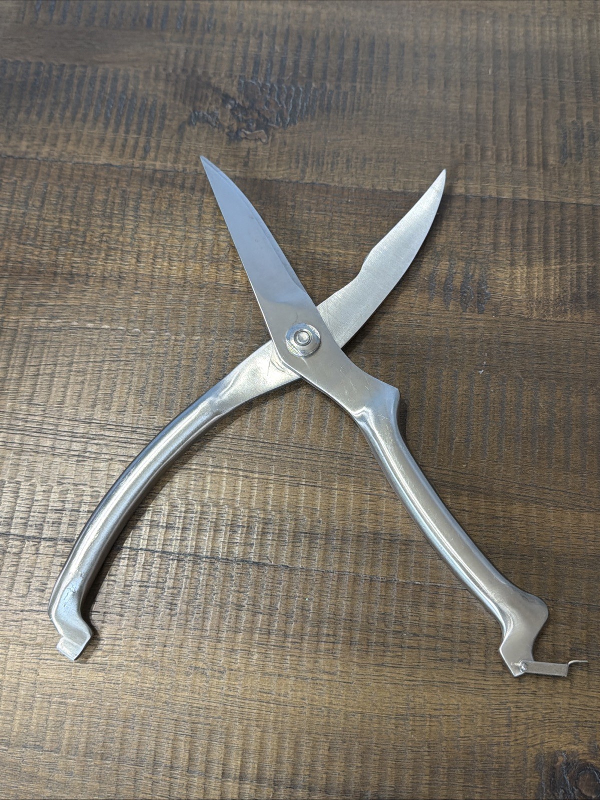 Vintage Satin Finish Poultry Bone Shears Scissors Nice Condition