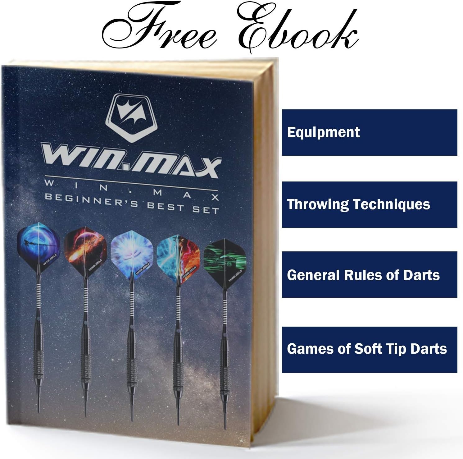 Essential Soft Tip Dart Set - 12 Darts, 100 Tips & Wrench for Precision Play