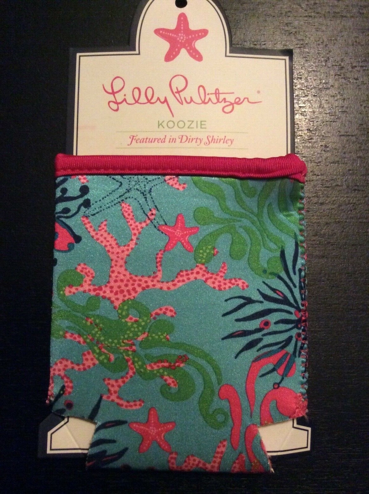 New Lilly Pulitzer  Koozie Starfish