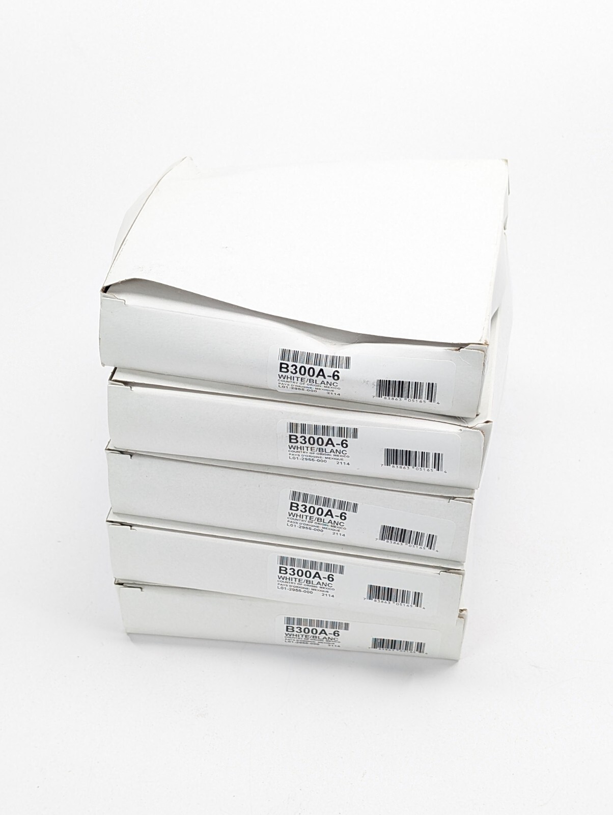 LOT OF 5 BRAND NEW IN BOX System Sensor B300A-6 White Detector Base