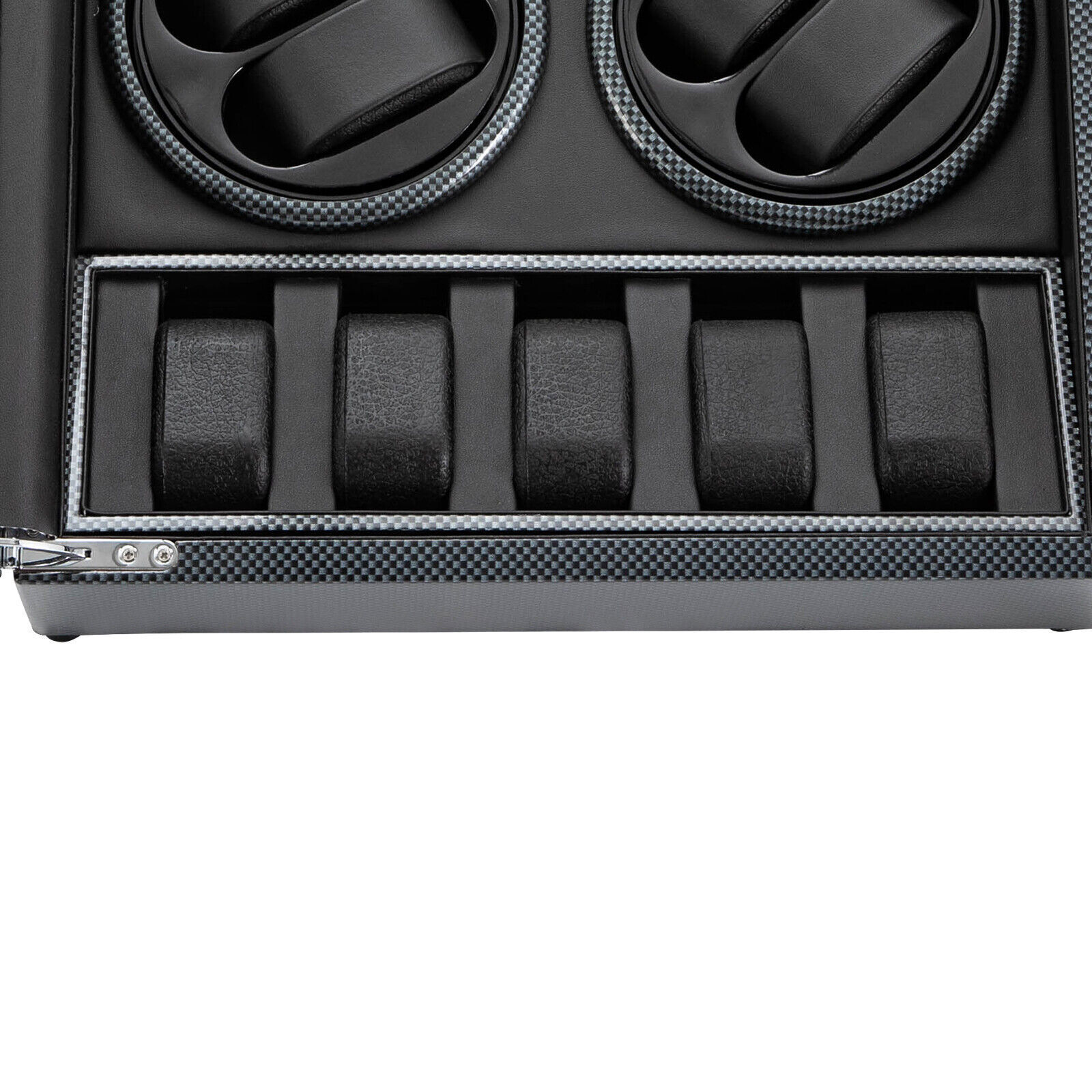 LED Light Automatic Watch Winder Box Display Storage Case 8+5 Watch Winder Box