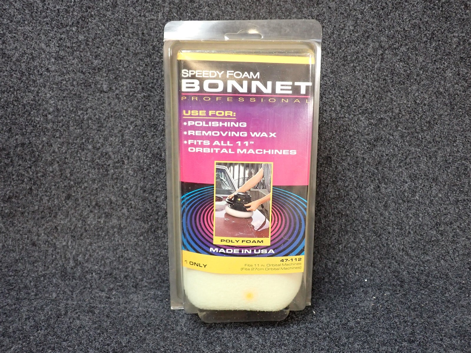 NEW SM Arnold 47-108 Speedy Foam Polishing Bonnet for 7" and 8" Oribital (T13)