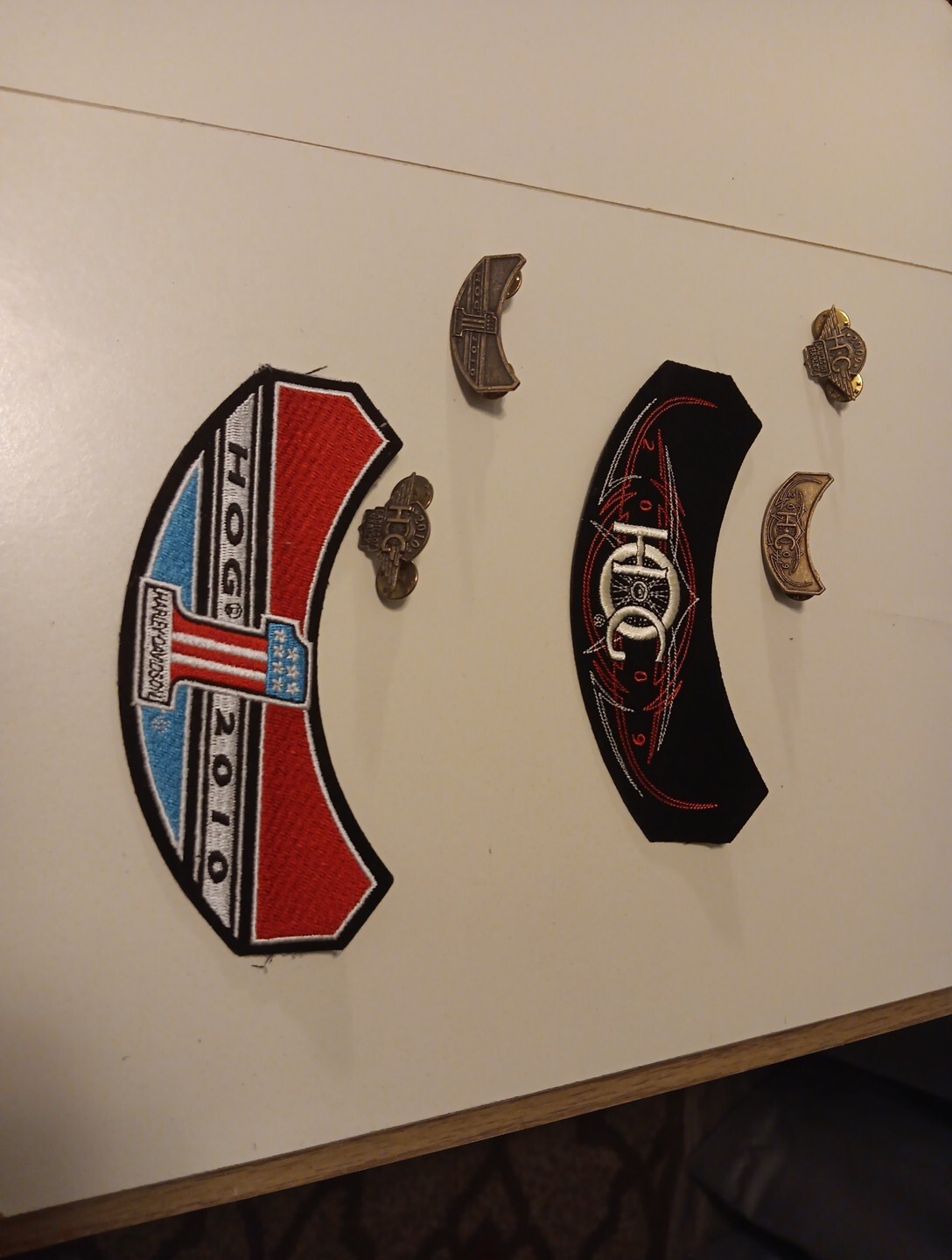 NEW 2009,2010 Patch And Pin Lot HOG Harley Davidson Owners Group 