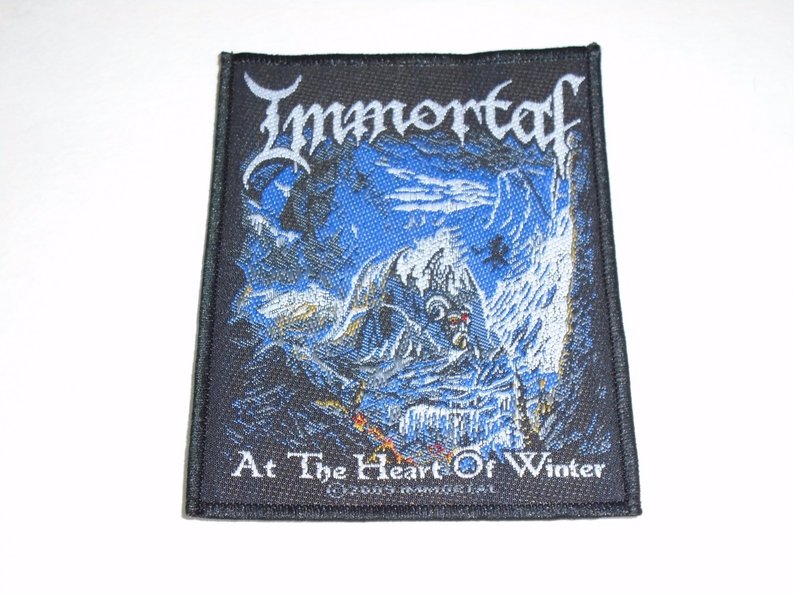 IMMORTAL AT THE HEART OF WINTER WOVEN PATCH